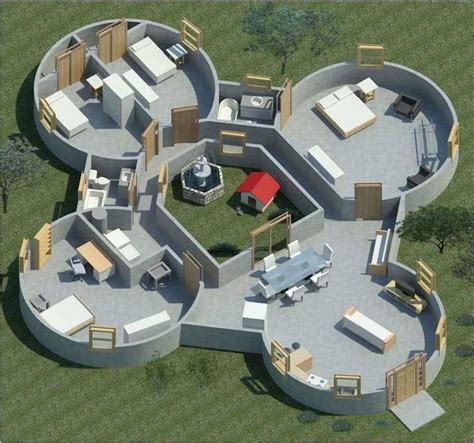 117 best Monolithic Dome House Plans images on Pinterest | House floor plans, Dome house and ...