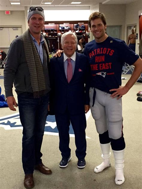 Drew Bledsoe, Mr. Kraft and Tom Brady | New england patriots football ...