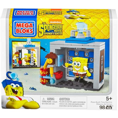 Mega Bloks The SpongeBob Movie Sponge Out of Water Photo Booth Time Machine Building Set ...