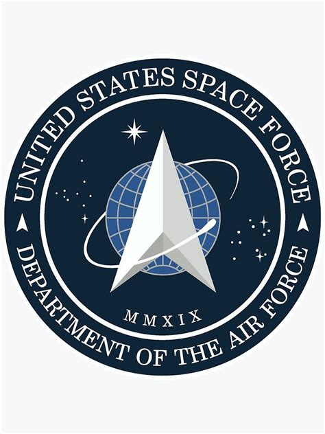 "US Space Force Official Logo" Sticker for Sale by BERGULATOR | Logo sticker, Logo design ...