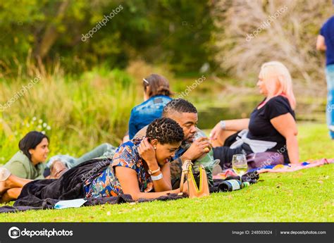 Diverse People at an outdoor Food and Wine Festival – Stock Editorial ...