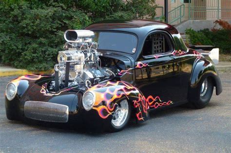 Rod with flames. | Cool cars, Hot rods cars, Hot cars