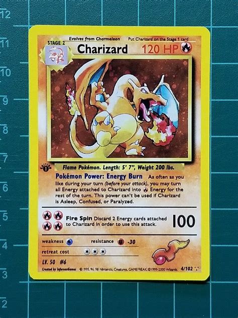 Pokemon Images: 1st Edition Charizard Pokemon Card Value