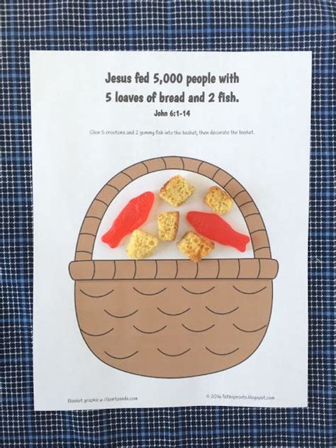 Jesus Feeds the 5,000 - Template - SundaySchoolist