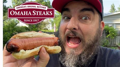 Omaha Steaks Hot Dogs Review (Jumbo Franks) - YouTube