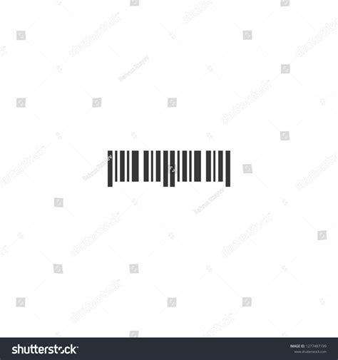 Barcode Icon Silhouette Vector Illustration Stock Vector (Royalty Free) 1277487199 | Shutterstock