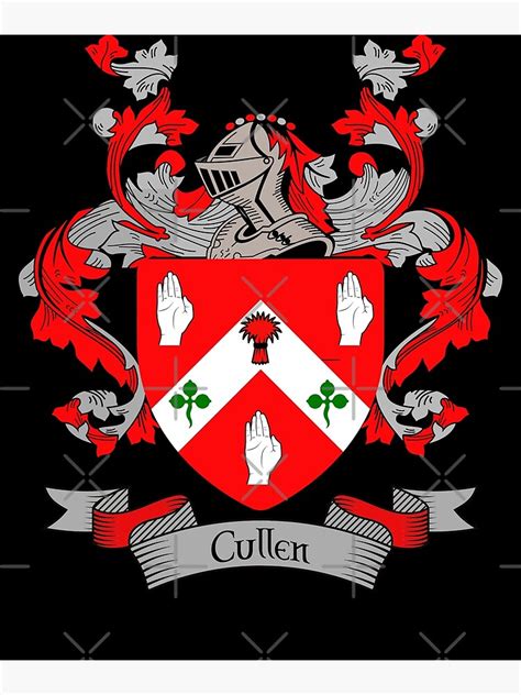 "Cullen Coat of Arms | Cullen Family Crest" Photographic Print for Sale ...