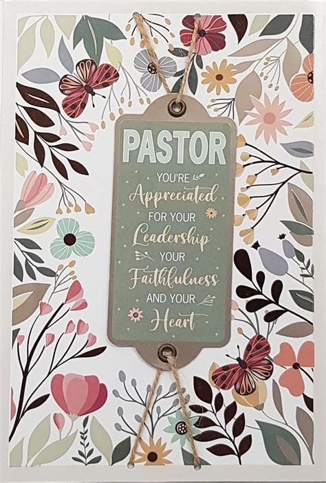 Pastor Appreciation Cards