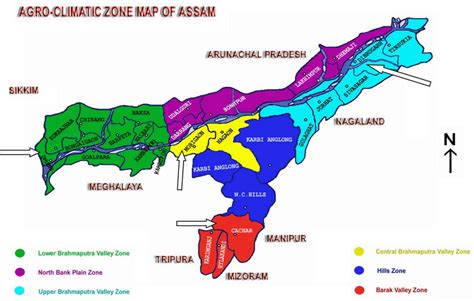 Map of agro-climatic zones of Assam. | Download Scientific Diagram