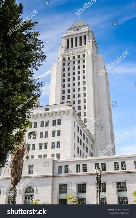 Los Angeles City Hall California Building Stock Photo 348712931 ...