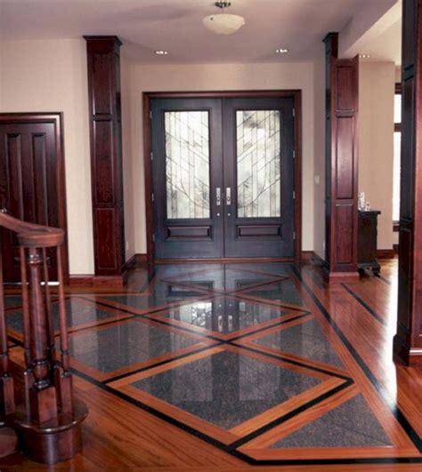 Astounding 30 Awesome Wood Floor With Tiles Border Design Ideas To Increase Your Home Beauty ...