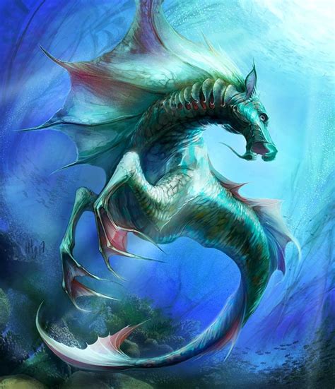 Water Horse (Kelpie) by Htg17 | Fabelwesen, Fantasy meerjungfrauen, Fantasie-monster