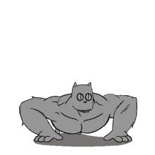 Buff Cat GIF - Buff Cat - Discover & Share GIFs