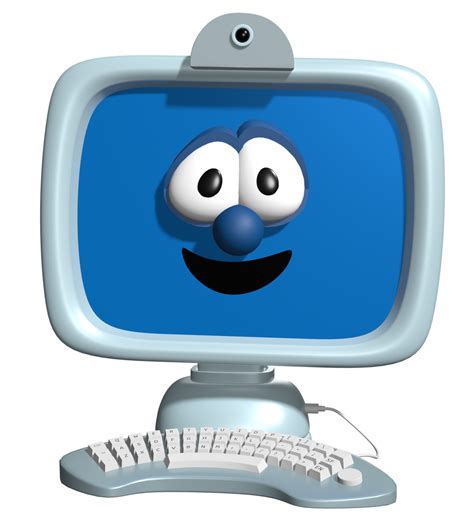 VeggieTales - Qwerty with a Face (2010s) Render by LuxoVeggieDude9302 on DeviantArt