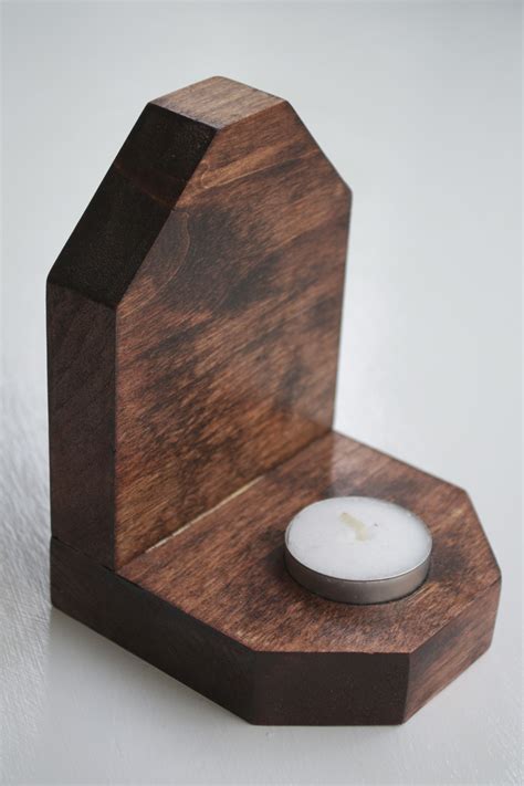 Wooden Candle Holder on Storenvy