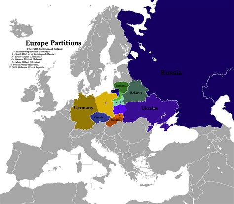 Fifth Partition of Poland : r/imaginarymaps