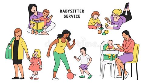 Babysitting Kids Clipart Classroom