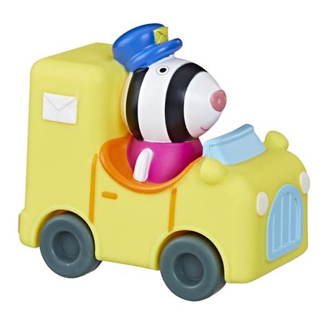 Peppa Pig Little Buggy Vehicle Preschool Toy with Attached Figure Inside (Zoe Zebra in Mail ...