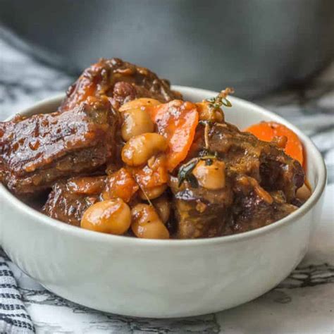 Jamaican Oxtail Stew with Butter Beans | That Girl Cooks Healthy