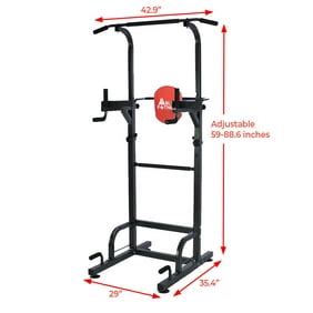 Titan Fitness HD Dip Station Stand Body Press Black Solid Foam Grips ...