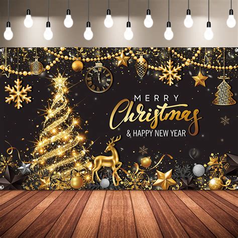 Christmas Gold Backdrops