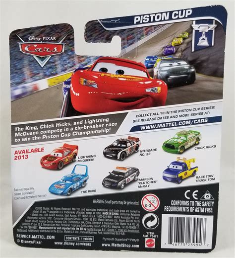 Disney Pixar CARS 2 Series 3 The King Diecast Car 8/18 Piston Cup New ...