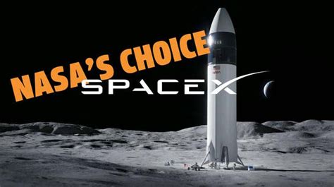 NASA Picks SpaceX' Starship As The Next Lunar Lander