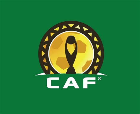 Champions Ligue Caf Logo Symbol Football African Abstract Design Vector ...