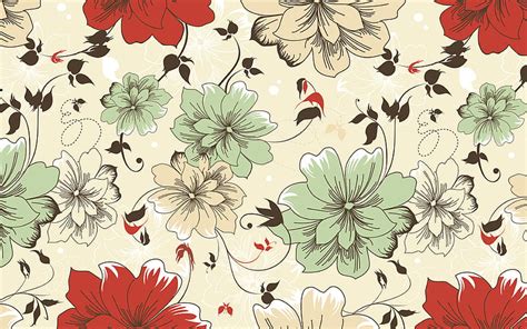 Vintage Flower Background Pattern | Best Flower Site