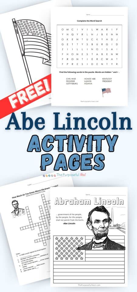 Abraham Lincoln Activities for Kids - The Purposeful Nest