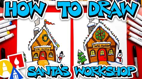 Art For Kids Hub Santa - Watch the short video, and download the free instructions. - Markoyxiana