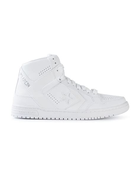 Converse 'Weapon' Hi-Top Sneakers in White for Men | Lyst