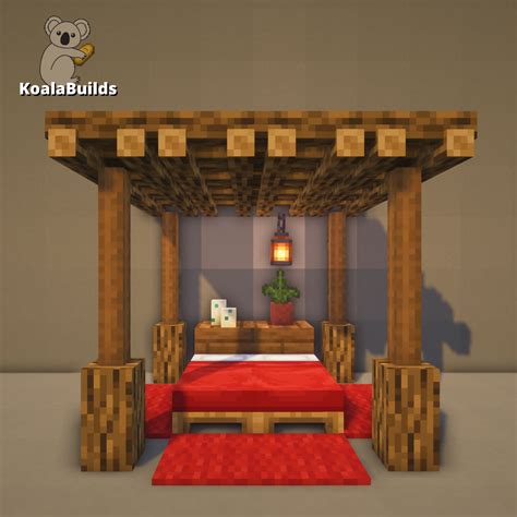 Minecraft cute bed design idea for you your dog or any other best friend minecraft house designs ...