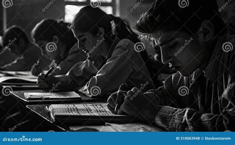 Student School Black and White Stock Illustration - Illustration of ...