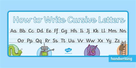 Twinkl Cursive Handwriting Mat | Primary Resources