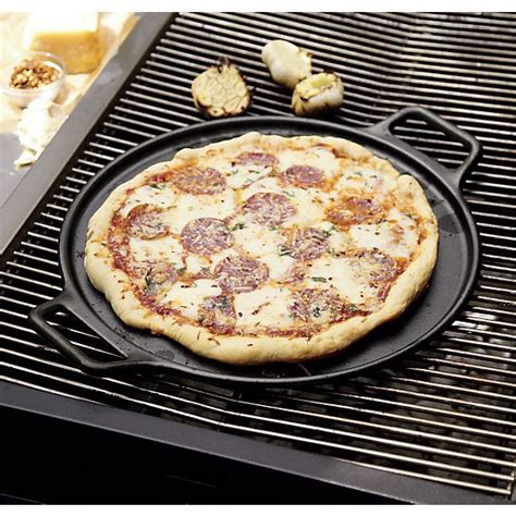 Lodge® Cast Iron Pizza Pan in Pizza Pans | Crate and Barrel | Cast iron ...