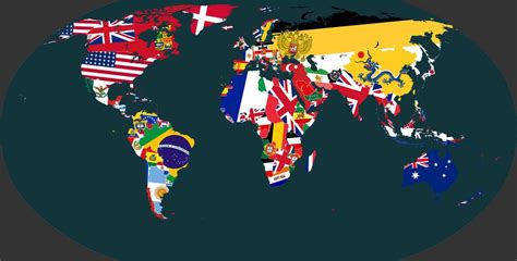 World Map made of flags - 1914 [5082x2581] : MapPorn