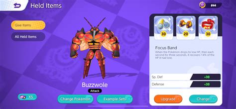 How To Build Buzzwole In Pokemon Unite