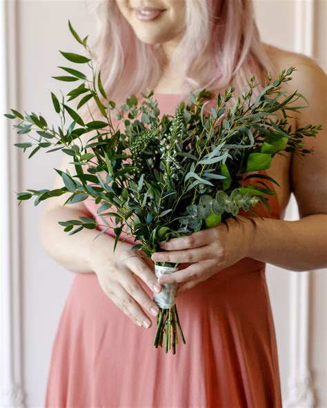 DIY Wedding Flowers - "Willow" Package | All Greenery Bouquets – Kukka Flowers