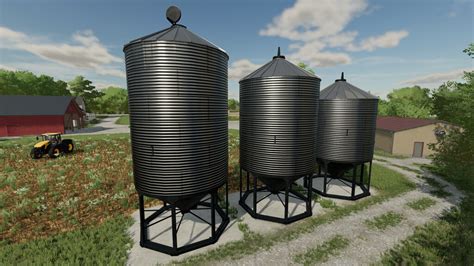 Meridian Grain Bin Pack v 1.0 ⋆ FS22 mods