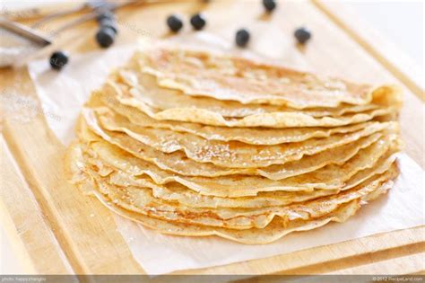 Buckwheat Crepes Recipe | RecipeLand