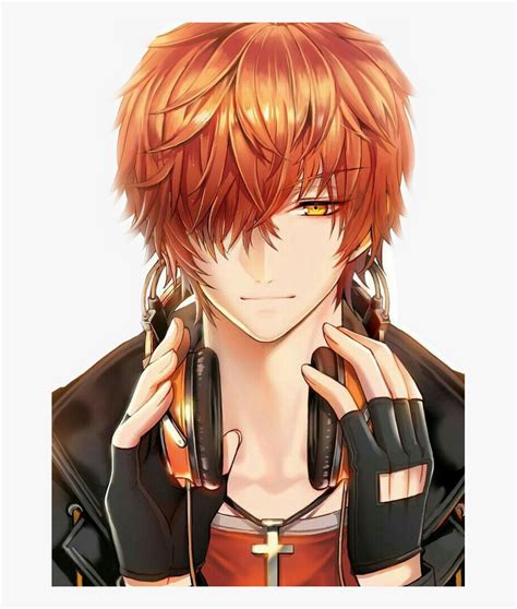 Download and share #animeboy #orangehair #anime #manga #boy #headphones ...