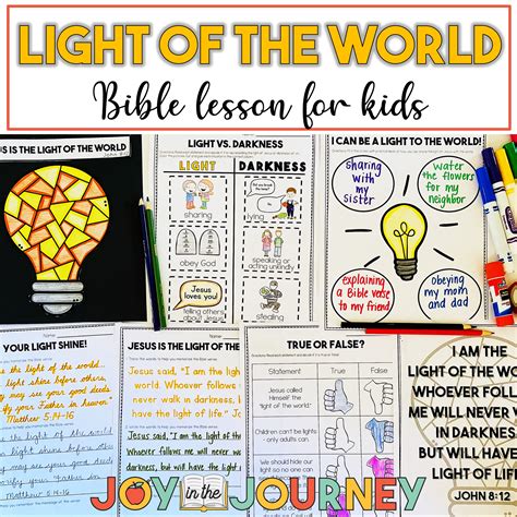 Light of the World: FREE Bible Lesson for Kids