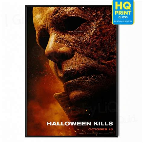 Halloween Kills Movie 2021 Horror Michael Myers Poster | Etsy