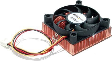 StarTech 1U 60x10mm Socket 7/370 CPU Cooler Fan – Low Profile CPU ...