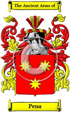 Pena Name Meaning, Family History, Family Crest & Coats of Arms