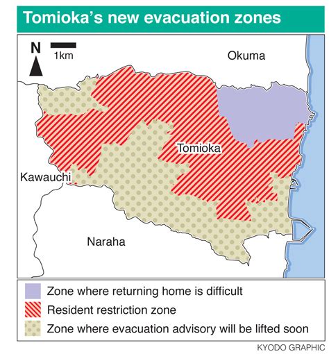 Nuclear evacuation zone revised in Fukushima's Tomioka | The Japan Times