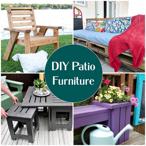 DIY Outdoor Patio Furniture - Juggling Act Mama