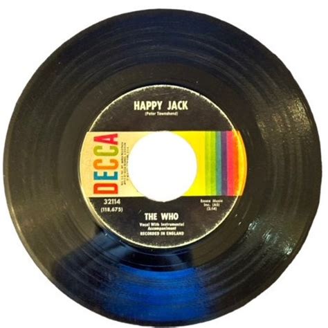 The Who Happy Jack/ Whiskey Man 1967 VG - Etsy