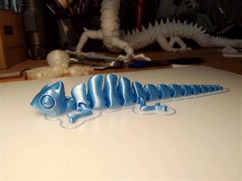 Articulated Chameleon by McGybeer - Thingiverse | 3d printed objects, 3d printing, 3d printing art